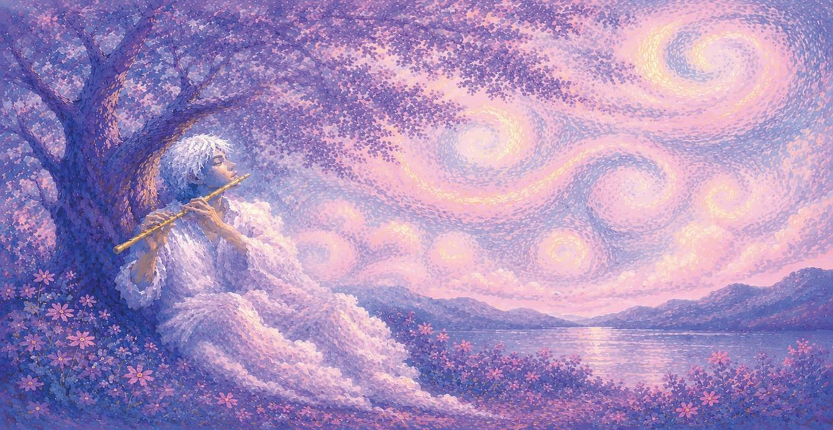 Pastel Musician