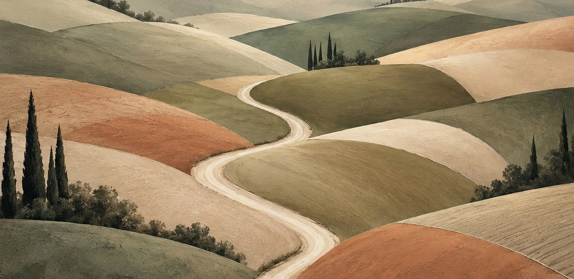 Road through the Fields