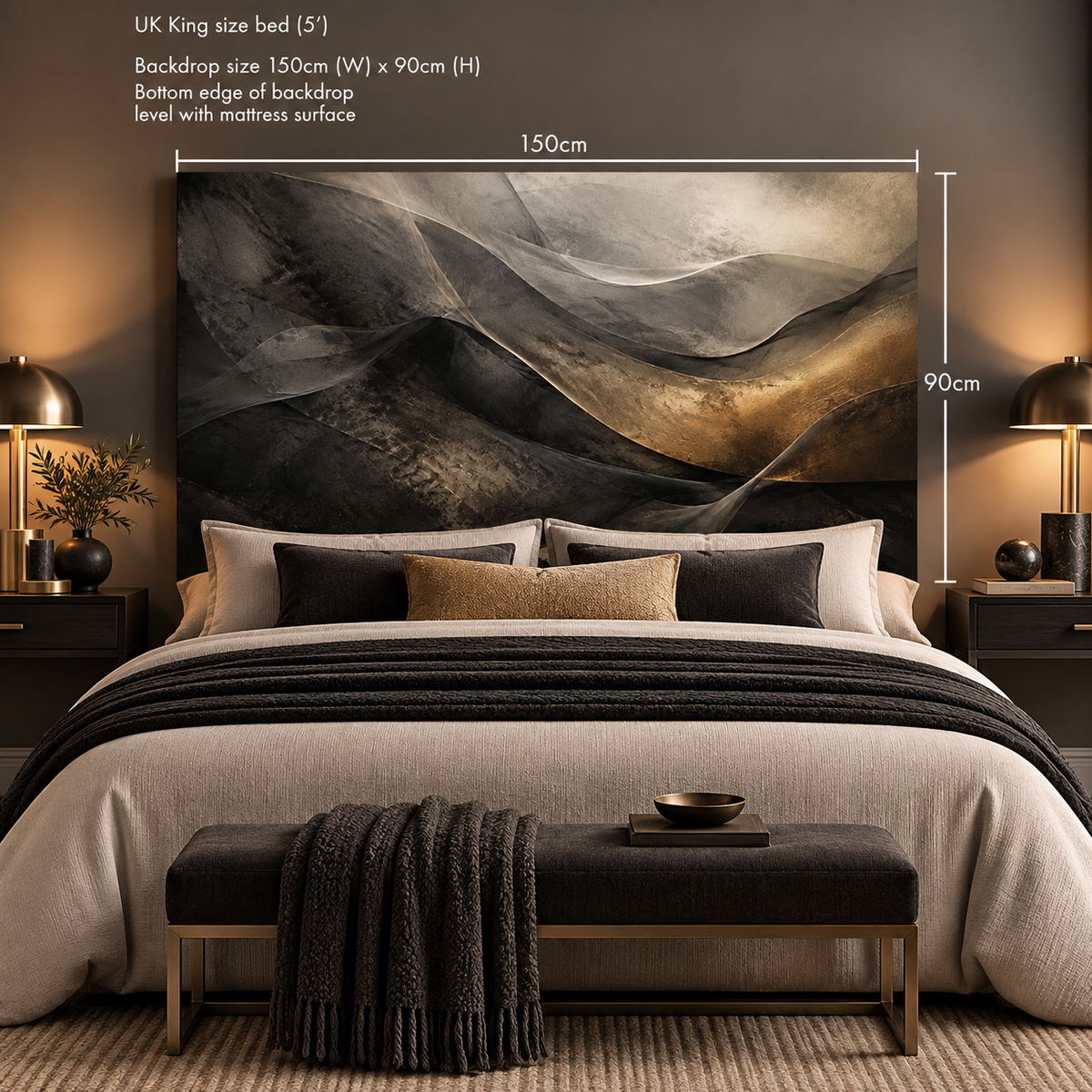 Black Gold Waves