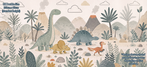 Pastel Dinosaurs