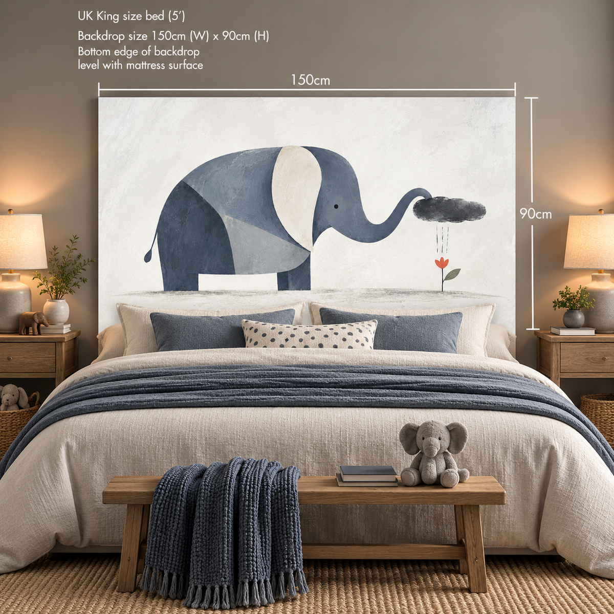 Elephant & Flower